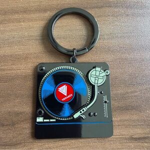 Virgin Voyages Turntable Spinner Keychain - Rare Voyage Vinyl Merch